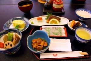Frühstück Ryokan Fisch