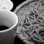 kalte Soba Nudeln mit Dip