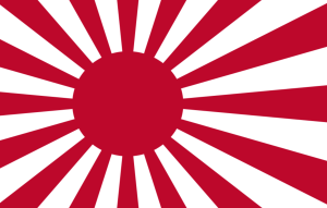 Flagge Japan - die "aufgehende Sonne"